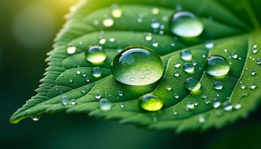 découvrez comment la détection des minuscules gouttelettes d'eau, véritables loupe naturelles, sublime la macro photographie en révélant des détails enchanteurs et invisibles à l'œil nu.