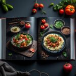 découvrez un livre de recettes culinaires sublimées par des ambiances sombres, mettant en valeur l'art des modeleurs du studio éclairage pour une expérience visuelle et gustative unique.