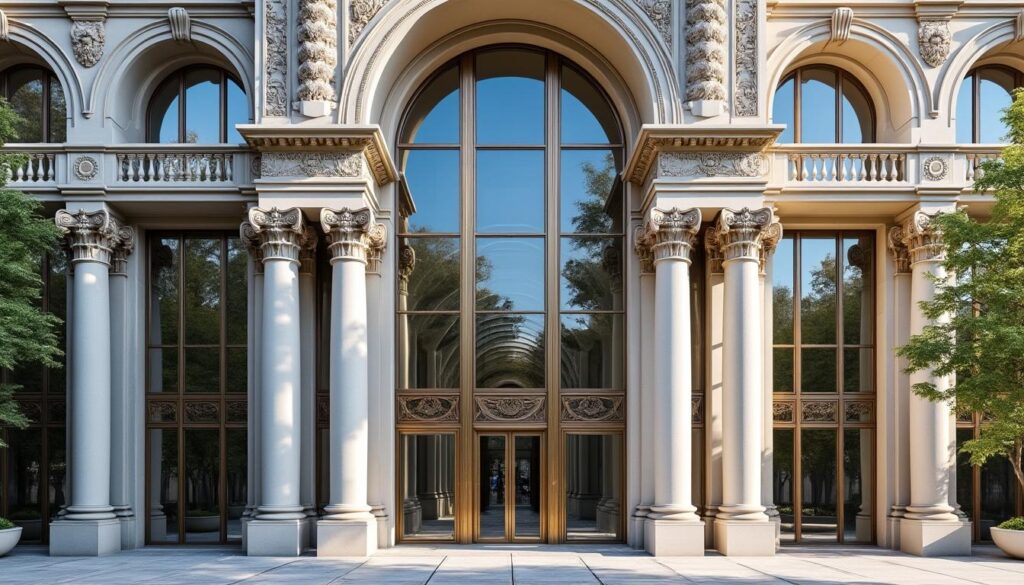 découvrez un recueil unique de photographies architecturales mettant en valeur la symétrie centrale, un exercice maîtrisé de composition et de cadrage pour sublimer chaque structure.