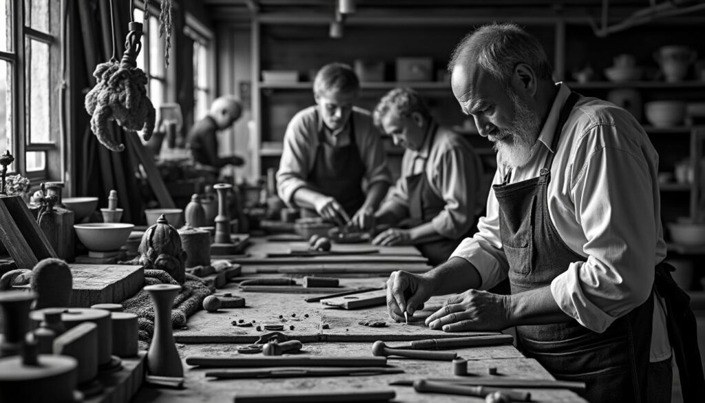 découvrez un ouvrage intemporel qui célèbre les vieux métiers manuels locaux à travers des photographies en noir et blanc puissantes et évocatrices.