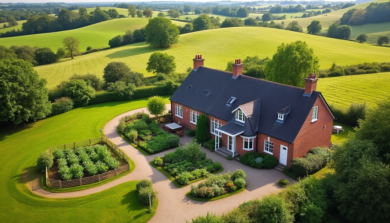 découvrez comment la photo aérienne de votre maison de campagne peut justifier l'achat d'un drone, en offrant des vues spectaculaires et une nouvelle perspective unique.