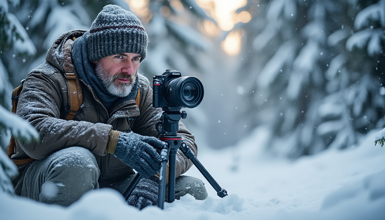 découvrez comment la patience extrême dans un paysage enneigé met à l'épreuve la passion du photographe animalier, entre calme glacial et émerveillement naturel.