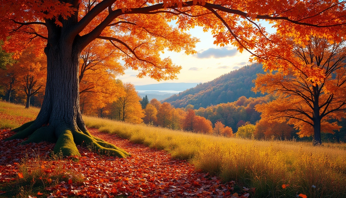 découvrez comment le réchauffement artificiel des couleurs d'automne grâce à la retouche lightroom illumine vos images pour des photos automnales éclatantes et chaleureuses.