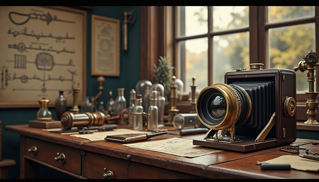 découvrez comment l'invention de la formule optique petzval a révolutionné la photographie en posant les bases de l'objectif portrait, offrant des images nettes et lumineuses.