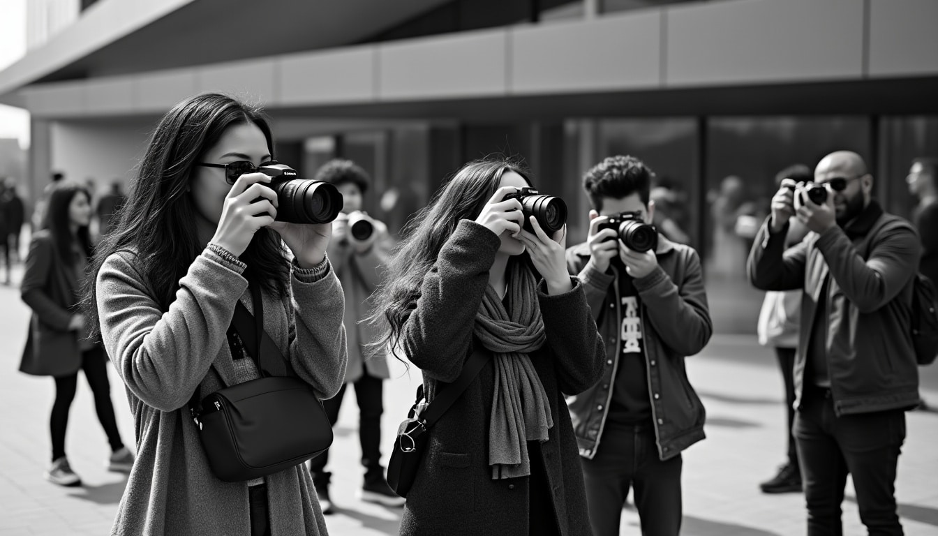 découvrez comment l'utilisation de hashtags spécifiques rassemble une communauté internationale de puristes passionnés par la photographie noir et blanc.