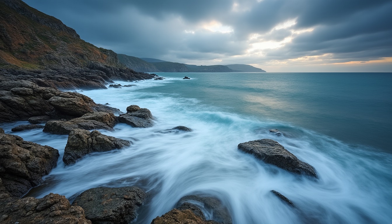 découvrez comment le lissage des vagues déchaînées de bretagne façonne le style unique de la pose longue, alliant puissance et élégance naturelle.