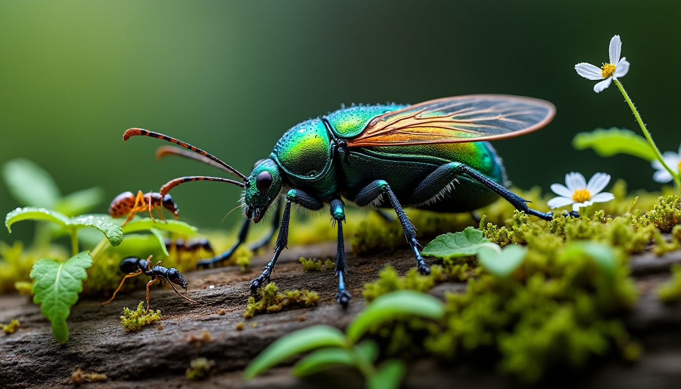 découvrez comment la macro photographie permet d'observer les insectes de près tout en respectant leur biotope naturel, alliant passion et préservation de l'environnement.