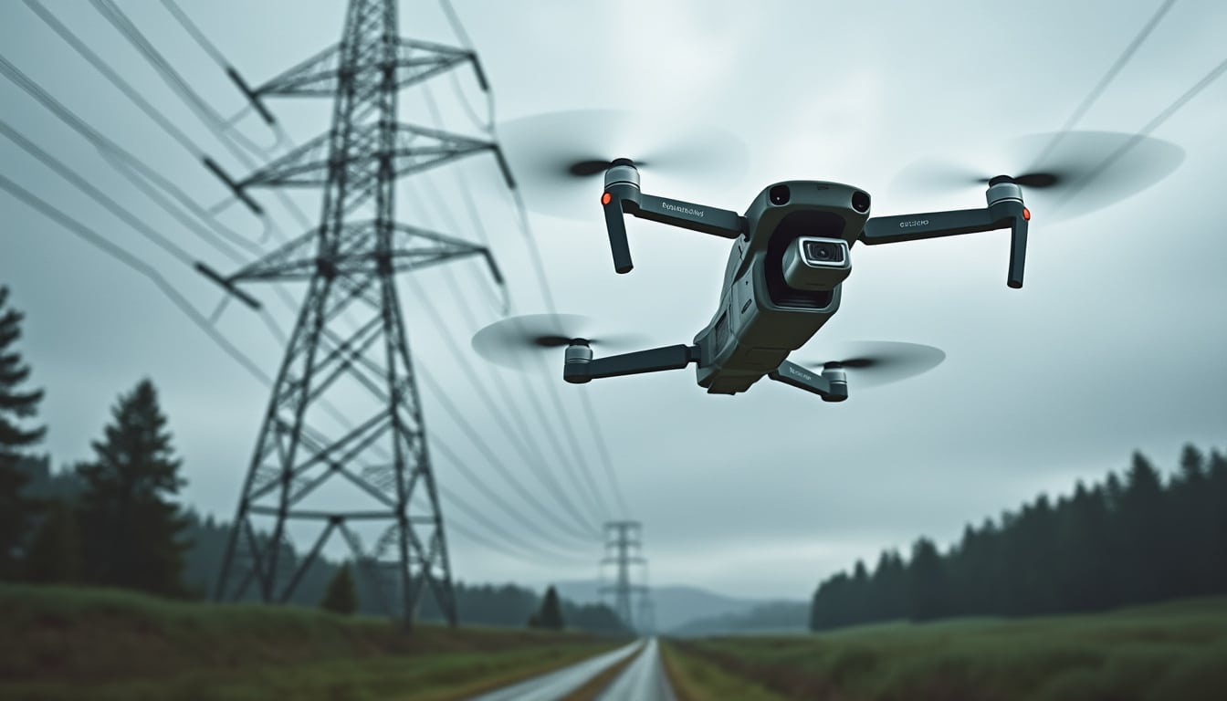 découvrez comment les lignes électriques perturbent le compas d’un drone, provoquent des erreurs de navigation et quelles précautions prendre.